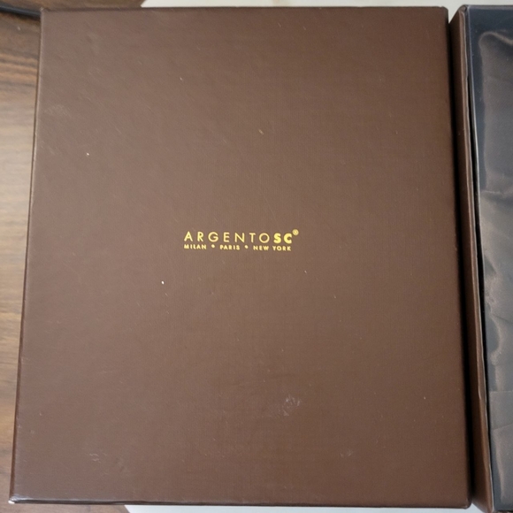 Argento SC Enamel & Swarovski Crystal Lipstick Case, Compact Mirror - Picture 8 of 9